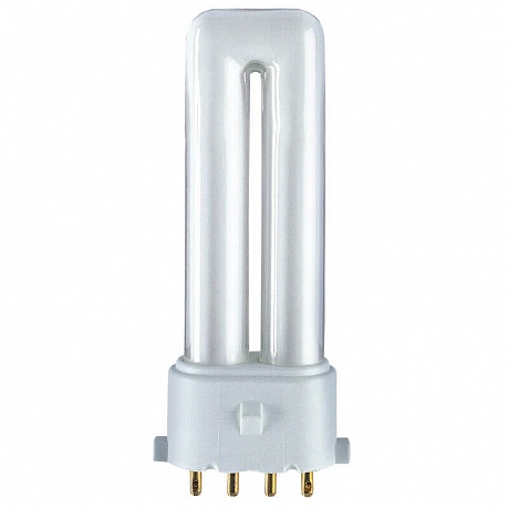 Компактная люминесцентная лампа OSRAM DULUX S/E 11W/827 2G7 для настольного светильника